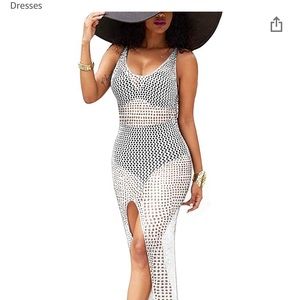 See through  swimsuit  coverup